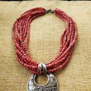 Sterling Coral necklace